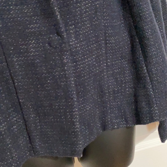 Eileen Fisher Navy Blue Linen Blend Jacket Sz S - Picture 8 of 12